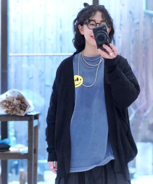 JOURNAL STANDARD LUXE(ジャーナルスタンダード ラックス)の「RCテンジクVネックドルマンカーディガン(カーディガン/ボレロ・レディース・ブラック/ベージュ/ピンク・FREE)」の9枚目の写真