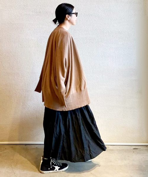 JOURNAL STANDARD LUXE(ジャーナルスタンダード ラックス)の「RCテンジクVネックドルマンカーディガン(カーディガン/ボレロ・レディース・ブラック/ベージュ/ピンク・FREE)」の12枚目の写真