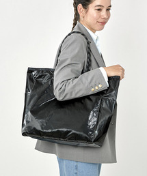 LeSportsac（レスポートサック）の「SHINE LG 2WAY TOTE ブラック/ネイビー（トートバッグ・キッズ）」