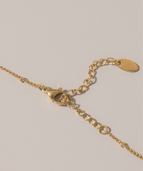 muku(ムク)の「金属アレルギー対応 ジルコンストーンハートアンクレット/サージカルステンレス/316L(アンクレット・レディース・ゴールド・FREE)」の8枚目の写真