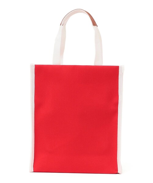 MAISON CANVVAS(メゾンキャンバス)の「【SHIPS any一部別注カラー】MAISON CANVVAS: キャンバス ミニ トートバッグ(トートバッグ・レディース・レッド/オフホワイト・ONE SIZE)」の6枚目の写真