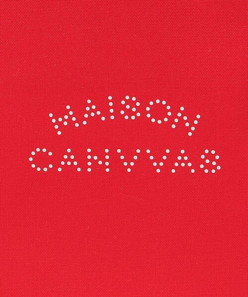 MAISON CANVVAS(メゾンキャンバス)の「【SHIPS any一部別注カラー】MAISON CANVVAS: キャンバス ミニ トートバッグ(トートバッグ・レディース・レッド/オフホワイト・ONE SIZE)」の9枚目の写真