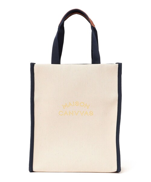 MAISON CANVVAS(メゾンキャンバス)の「【SHIPS any一部別注カラー】MAISON CANVVAS: キャンバス ミニ トートバッグ(トートバッグ・レディース・レッド/オフホワイト・ONE SIZE)」の13枚目の写真