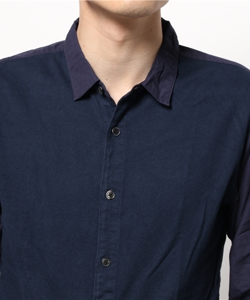 OUTLET（アウトレット）の「【Ciaopanic】天竺キリカエシャツ7S（シャツ/ブラウス・メンズ・ネイビー・MEDIUM/LARGE）」の8枚目の写真