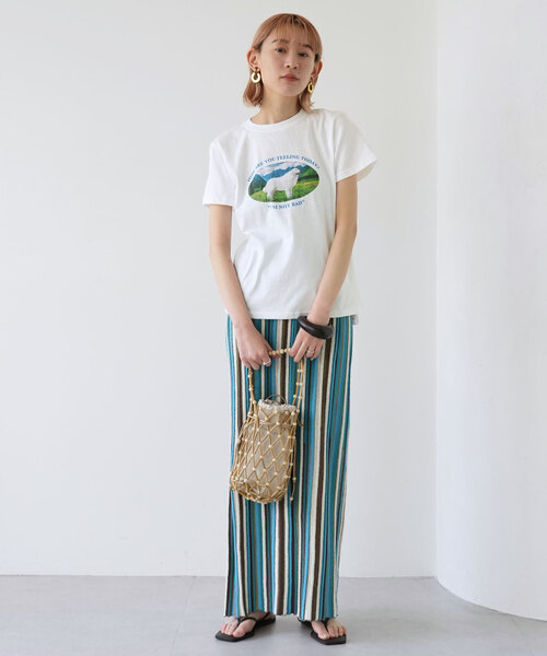 SLOBE citron.（スローブシトロン）の「SLOBE citron. Im not bad Dog TEE（Tシャツ/カットソー・レディース・ホワイト・FREE）」の20枚目の写真