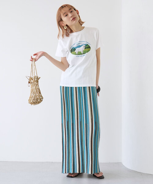 SLOBE citron.（スローブシトロン）の「SLOBE citron. Im not bad Dog TEE（Tシャツ/カットソー・レディース・ホワイト・FREE）」の17枚目の写真