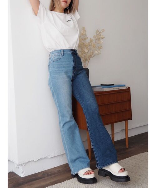 EVRIS（エヴリス）の「SIMPLEロゴBIG Tシャツ（Tシャツ/カットソー・レディース・ブラック/グレー/ホワイト・FREE）」の10枚目の写真