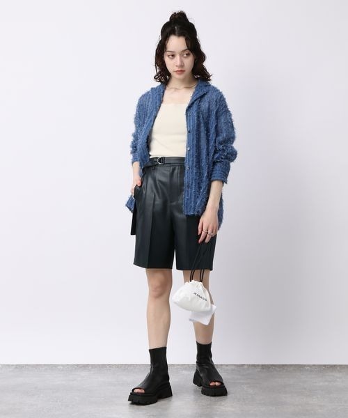 JEANASIS(ジーナシス)の「ベルトツキシレーハーフパンツ/195782(その他パンツ・レディース・ブラック系その他/ベージュ系その他・FREE)」の14枚目の写真