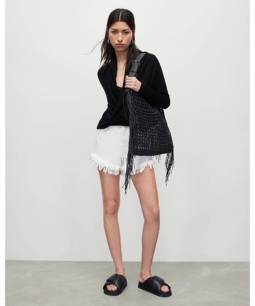 ALLSAINTS（オールセインツ）の「WASSON PIRATE CARDIGN | WASSON PIRATE カーディガン（カーディガン/ボレロ・レディース・ブラック・S/M/XS）」の3枚目の写真