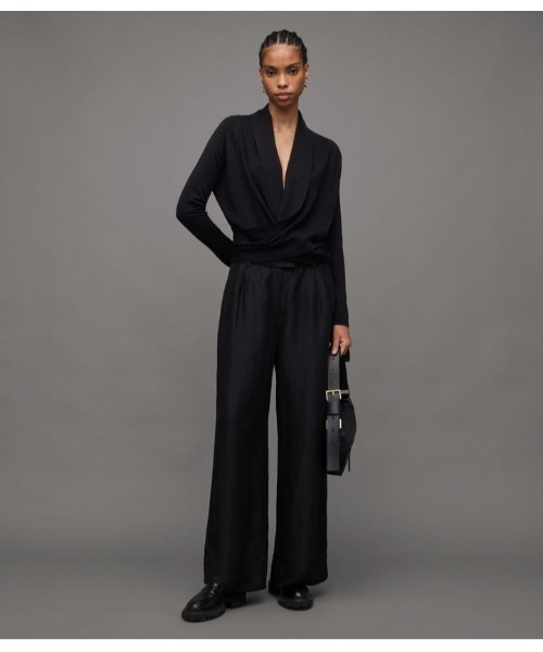 ALLSAINTS（オールセインツ）の「WASSON PIRATE CARDIGN | WASSON PIRATE カーディガン（カーディガン/ボレロ・レディース・ブラック・S/M/XS）」の8枚目の写真