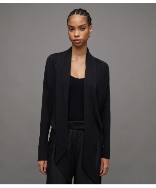 ALLSAINTS（オールセインツ）の「WASSON PIRATE CARDIGN | WASSON PIRATE カーディガン（カーディガン/ボレロ・レディース・ブラック・S/M/XS）」の9枚目の写真