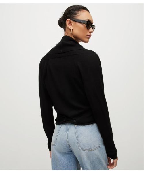 ALLSAINTS（オールセインツ）の「WASSON PIRATE CARDIGN | WASSON PIRATE カーディガン（カーディガン/ボレロ・レディース・ブラック・S/M/XS）」の22枚目の写真