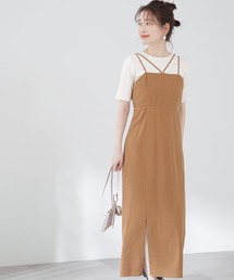 N.（N. Natural Beauty Basic） | ◆コットンレーヨンキャミワンピース(ワンピース)