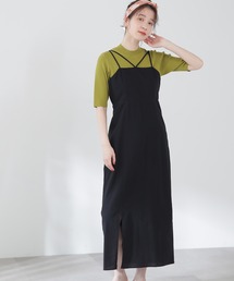 N.(N. Natural Beauty Basic) | ◆コットンレーヨンキャミワンピース(ワンピース)