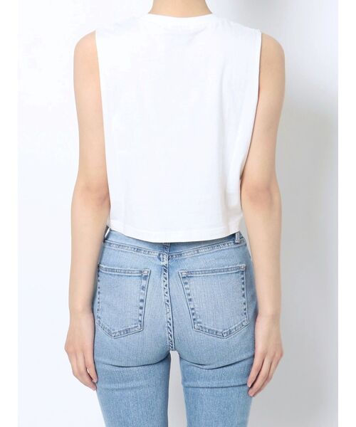 GYDA(ジェイダ)の「PROCESSING LOGOショートLOOSE タンクトップ(タンクトップ・レディース・オフホワイト/ブラック・FREE)」の22枚目の写真