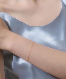 muku | 金属アレルギー対応 1mmシアーチェーンブレスレット/サージカルステンレス/316L(ブレスレット)