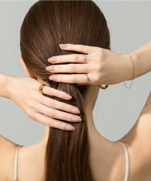 muku（ムク）の「金属アレルギー対応 1mmシアーチェーンブレスレット/サージカルステンレス/316L（ブレスレット・レディース・ゴールド・FREE）」の8枚目の写真