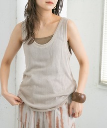 KBF | 『新色追加』メッシュルーズタンクトップ(タンクトップ)