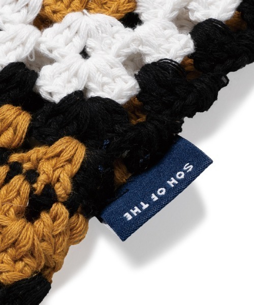 SON OF THE CHEESE/サノバチーズ】Big Flower Knit Hat