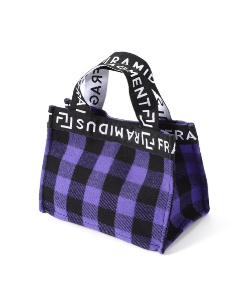 RAMIDUS（ラミダス）の「fragment design x RAMIDUS(ラミダス)MINI STORAGE BAG（トートバッグ・メンズ・レッド/グリーン/パープル/ブルー・F）」の5枚目の写真
