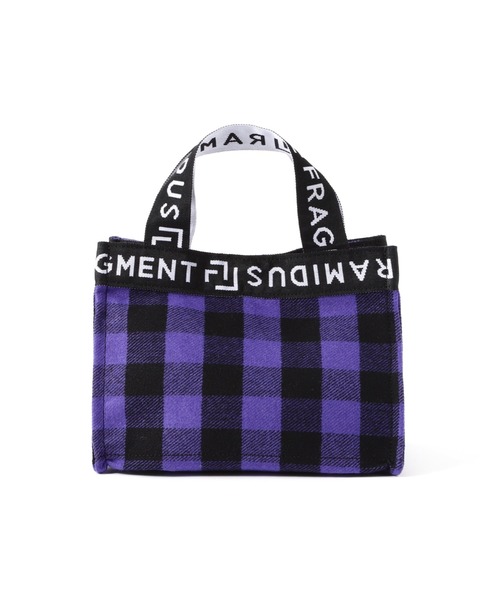 RAMIDUS（ラミダス）の「fragment design x RAMIDUS(ラミダス)MINI STORAGE BAG（トートバッグ・メンズ・レッド/グリーン/パープル/ブルー・F）」の6枚目の写真