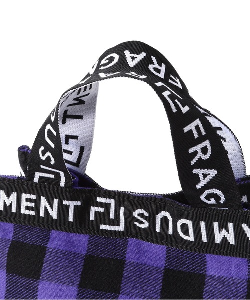 RAMIDUS（ラミダス）の「fragment design x RAMIDUS(ラミダス)MINI STORAGE BAG（トートバッグ・メンズ・レッド/グリーン/パープル/ブルー・F）」の7枚目の写真
