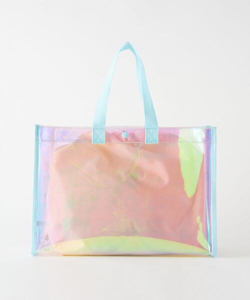 green label relaxing（グリーンレーベルリラクシング）の「GLR プールバッグ スパンコール（トートバッグ・キッズ・ライトブルー/ライトピンク・FREE）」の5枚目の写真