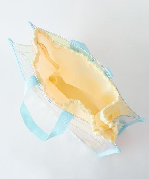 green label relaxing（グリーンレーベルリラクシング）の「GLR プールバッグ スパンコール（トートバッグ・キッズ・ライトブルー/ライトピンク・FREE）」の3枚目の写真