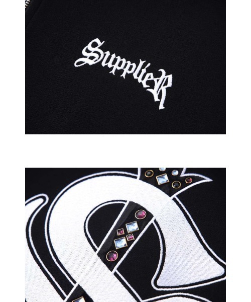 SUPPLIER（サプライヤー）の「SUPPLIER/サプライヤー/Studs Cross Zip