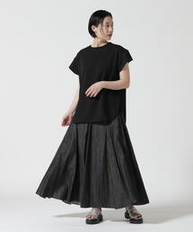 Munich ミューニック 　新品❗️ティアードマキシスカート　　¥24200 Munich スカート Munich（ミューニック）ウォッシュ4ozライト