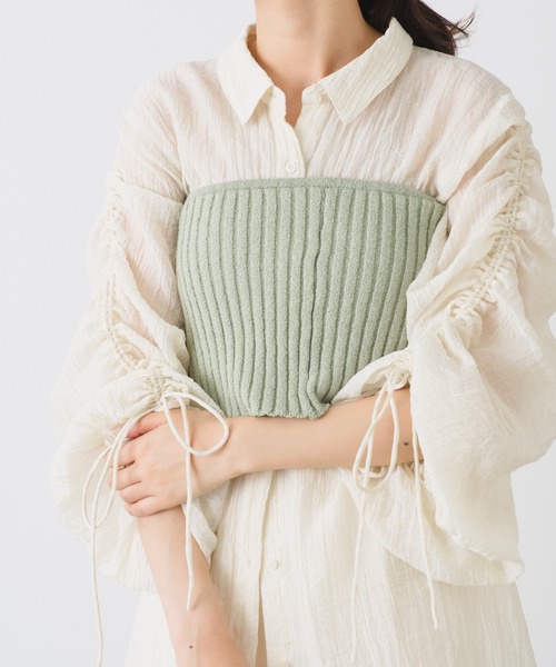 Kastane（カスタネ）の「ニットビスチェ（その他トップス・レディース・ブラック/アイボリー/ミント・FREE）」の21枚目の写真