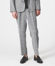 【セットアップ対応】サマーツイード リラックス スラックス