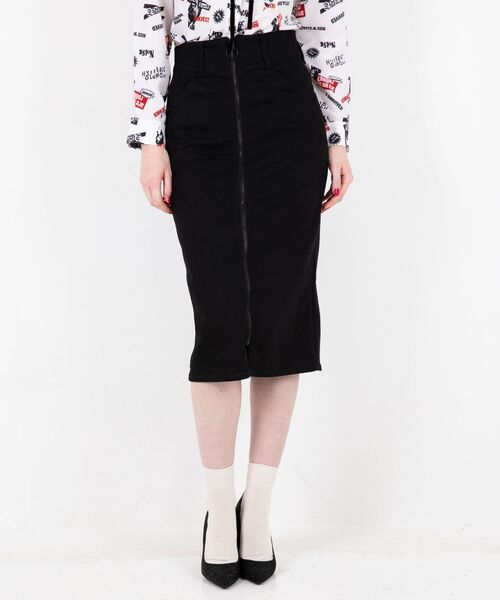 HYSTERIC GLAMOUR(ヒステリックグラマー)の「フロントZIPタイトデニムスカート(デニムスカート・レディース・ブラック/インディゴブルー・24inch/25inch/26inch/27inch)」の18枚目の写真