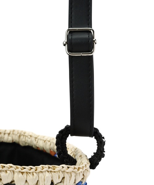 Vincent Pradier（ヴァンサンプラディエ）の「(VINCENT PRADIER)ストライプ柄ショルダーバッグ（ショルダーバッグ・レディース・ブルー・FREE）」の7枚目の写真