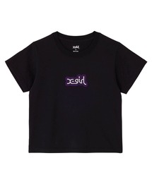 X-girl | OUTLINE MILLS LOGO EMBROIDERY S/S BABY TEE(Tシャツ/カットソー)