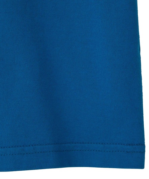 X-girl（エックスガール）の「OUTLINE MILLS LOGO EMBROIDERY S/S BABY TEE（Tシャツ/カットソー・レディース・ホワイト/ブルー/ブラック・M/S）」の9枚目の写真