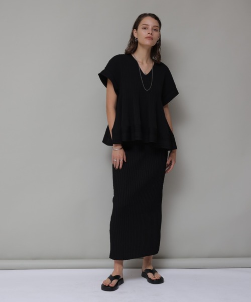 CADUNE（カデュネ）の「フレアニット（ニット/セーター）」 - WEAR