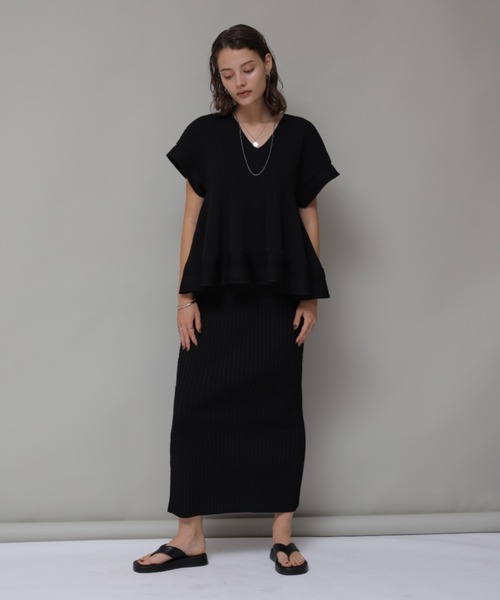 【美品】CADUNE カデュネ フレアニット CADUNE（カデュネ）の「フレアニット（ニット/セーター）」 - WEAR
