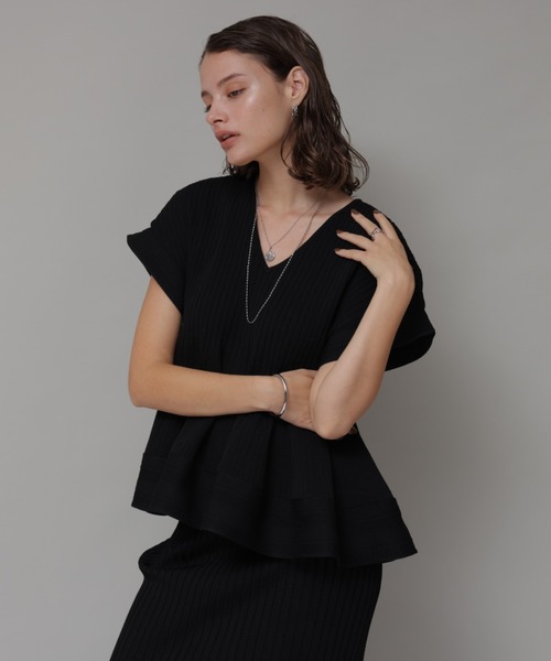 【美品】CADUNE カデュネ フレアニット CADUNE（カデュネ）の「フレアニット（ニット/セーター）」 - WEAR