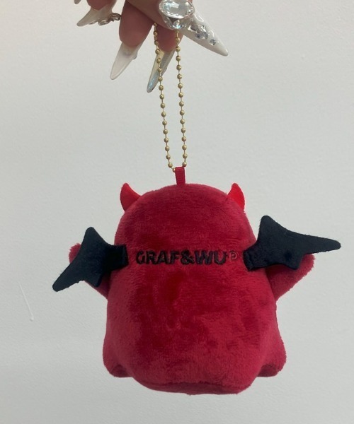 ぬいぐるみチャーム セット A'GEM/9 × .kom『GRAF&WU/グラフアンドウー』エンゼルぬいぐるみ