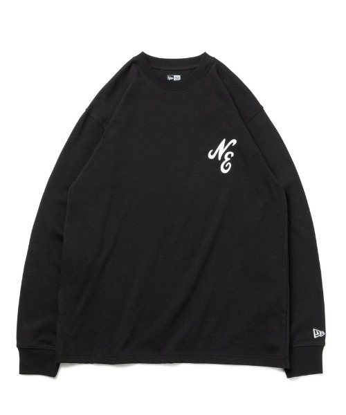 NEW ERA(ニューエラ)の「NEW ERA/ニューエラ ロンT ブランドロゴ バックプリント 13755429/13755430(Tシャツ/カットソー・メンズ・ホワイト/ブラック・XL/XXL/L/M)」の4枚目の写真