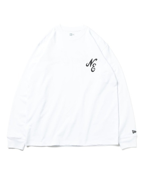 NEW ERA(ニューエラ)の「NEW ERA/ニューエラ ロンT ブランドロゴ バックプリント 13755429/13755430(Tシャツ/カットソー・メンズ・ホワイト/ブラック・XL/XXL/L/M)」の3枚目の写真