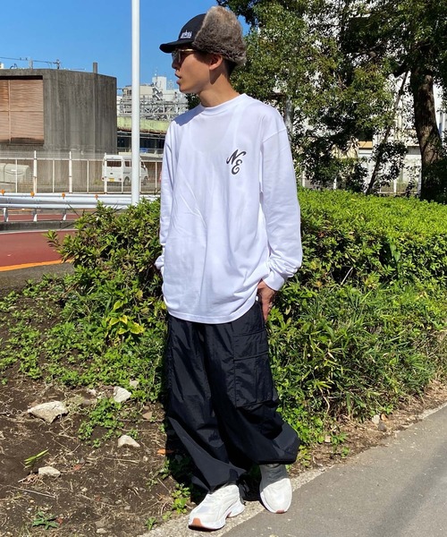 NEW ERA(ニューエラ)の「NEW ERA/ニューエラ ロンT ブランドロゴ バックプリント 13755429/13755430(Tシャツ/カットソー・メンズ・ホワイト/ブラック・XL/XXL/L/M)」の13枚目の写真