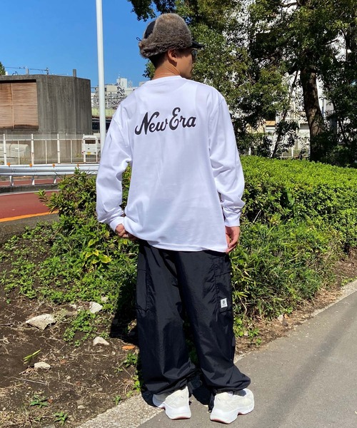 NEW ERA(ニューエラ)の「NEW ERA/ニューエラ ロンT ブランドロゴ バックプリント 13755429/13755430(Tシャツ/カットソー・メンズ・ホワイト/ブラック・XL/XXL/L/M)」の14枚目の写真