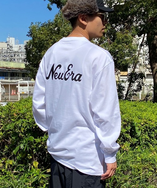 NEW ERA(ニューエラ)の「NEW ERA/ニューエラ ロンT ブランドロゴ バックプリント 13755429/13755430(Tシャツ/カットソー・メンズ・ホワイト/ブラック・XL/XXL/L/M)」の10枚目の写真