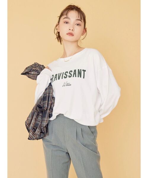 AMERICAN HOLIC（アメリカンホリック）の「アソートコクーンカットプルオーバー（Tシャツ/カットソー・レディース・ブラック/オフホワイト/その他7/ブラック系その他4/ホワイト・M/L）」の14枚目の写真