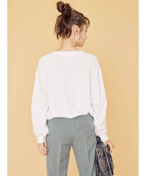 AMERICAN HOLIC（アメリカンホリック）の「アソートコクーンカットプルオーバー（Tシャツ/カットソー・レディース・ブラック/オフホワイト/その他7/ブラック系その他4/ホワイト・M/L）」の16枚目の写真