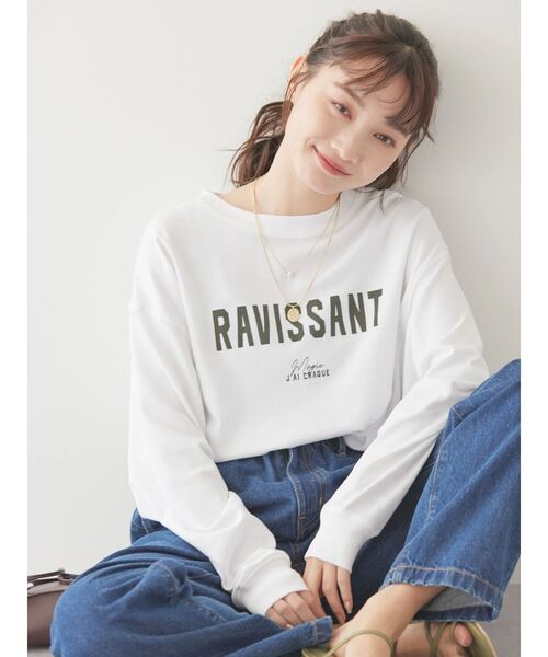 AMERICAN HOLIC（アメリカンホリック）の「アソートコクーンカットプルオーバー（Tシャツ/カットソー・レディース・ブラック/オフホワイト/その他7/ブラック系その他4/ホワイト・M/L）」の21枚目の写真