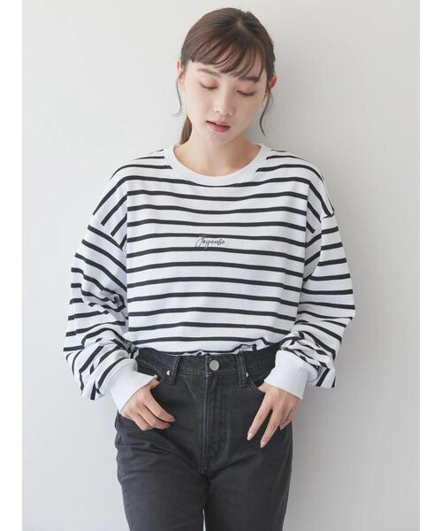 AMERICAN HOLIC（アメリカンホリック）の「アソートコクーンカットプルオーバー（Tシャツ/カットソー・レディース・ブラック/オフホワイト/その他7/ブラック系その他4/ホワイト・M/L）」の11枚目の写真