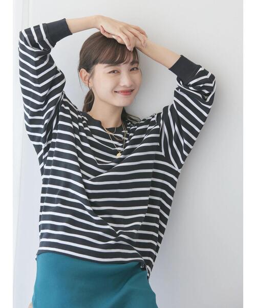 AMERICAN HOLIC（アメリカンホリック）の「アソートコクーンカットプルオーバー（Tシャツ/カットソー・レディース・ブラック/オフホワイト/その他7/ブラック系その他4/ホワイト・M/L）」の12枚目の写真